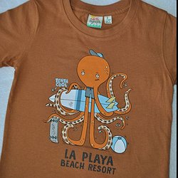 Unisex Surfing Octopus Tee
