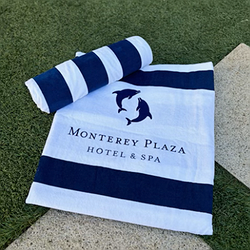Large Striped MPHS Beach Towel