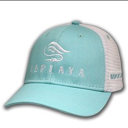 Aqua and White Sideline Cap