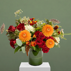 Crimson Harvest Fall Arrangement