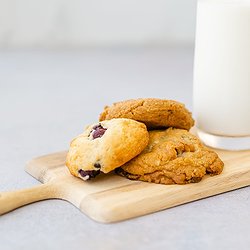 Freshly Baked Chocolate Chip Cookies + Milk