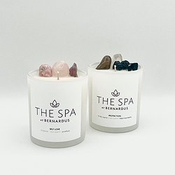 The Spa at Bernardus Crystal Candle