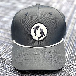 Navy Monterey Plaza Circle Logo Rope Hat