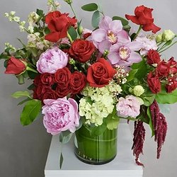 Valentine Lover's Garden Arrangement